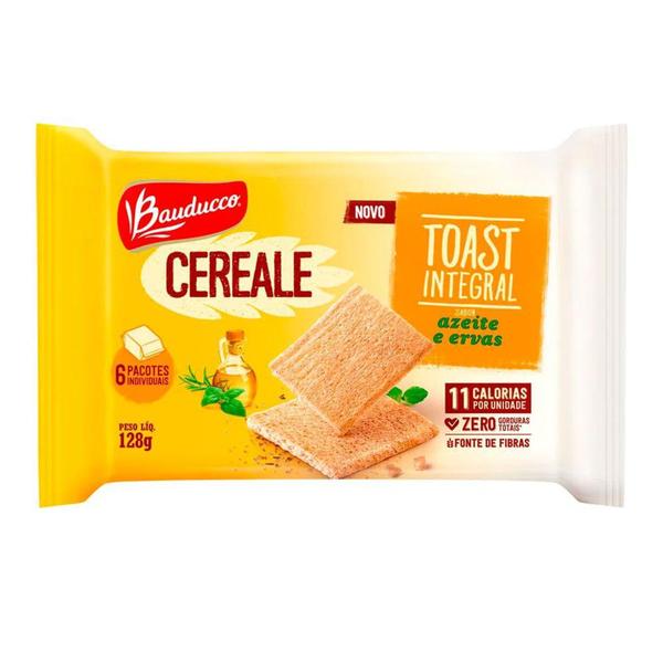 Imagem de Torrada Bauducco Cereale Toast Integral Azeite e Ervas 128g