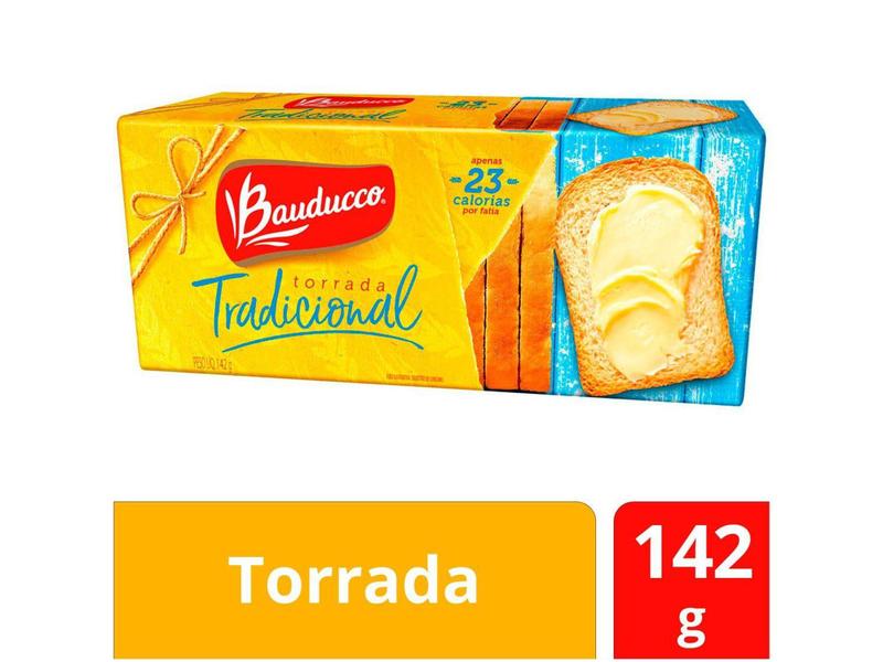 Torrada Bauducco Salgada Tradicional 142g Imagem de Torrada Bauducco Salgada Tradicional 142g