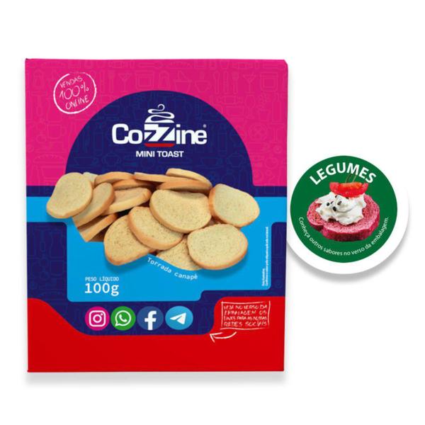 Torrada Canapé Legumes - Cozzine Toast Imagem de Torrada Canapé Legumes - Cozzine Toast