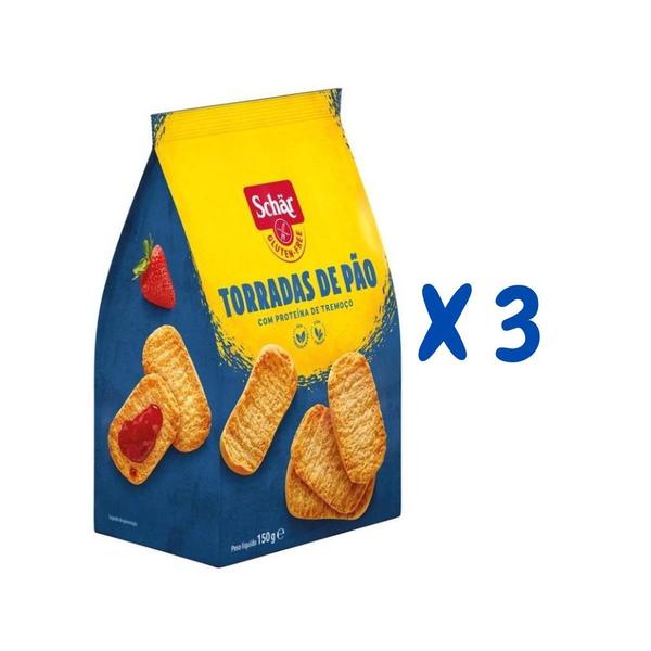 Imagem de Torrada de Pão Schär 150g - 3 unidades