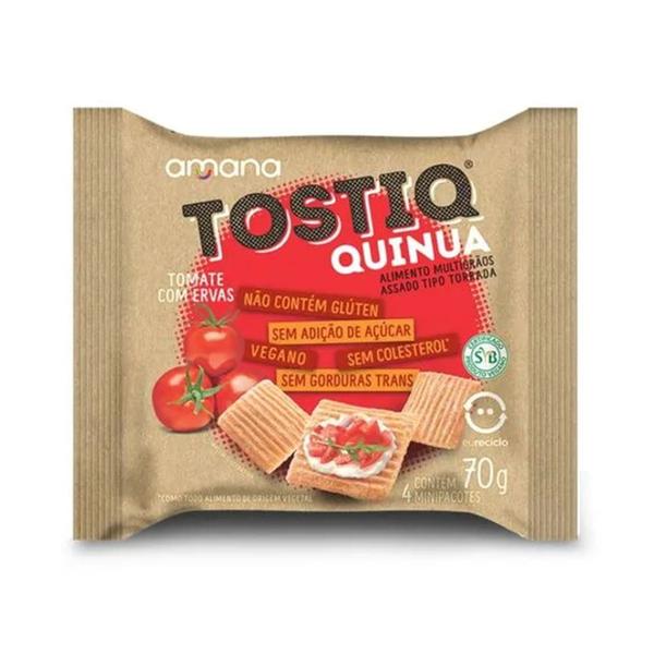 Imagem de Torrada Quinua de Tomate com Ervas Vegana Amana 70g