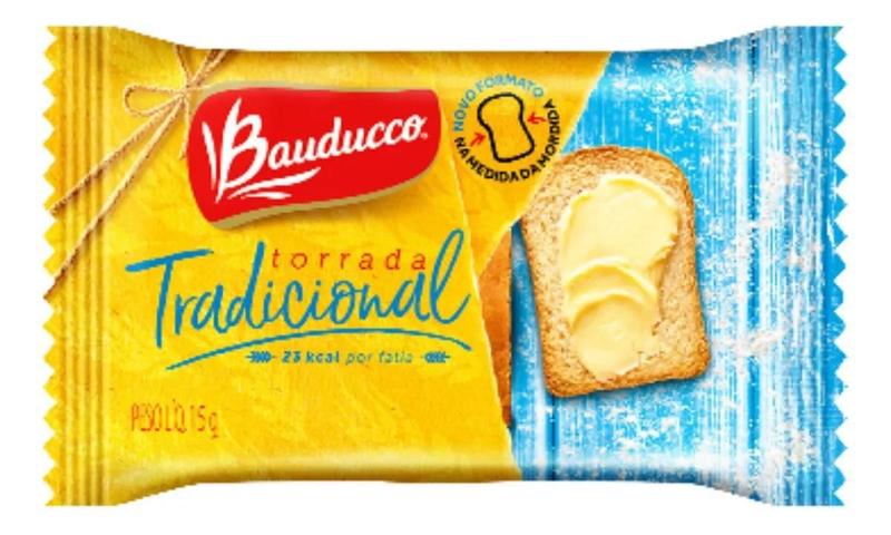 Torrada Salgada Bauducco Sachê 15G Pacote C/42 Unidades Imagem de Torrada Salgada Bauducco Sachê 15G Pacote C/42 Unidades