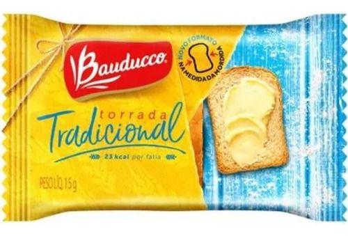 Torrada Tradicional Bauducco Sache 15g - 126 UNIDADES Imagem de Torrada Tradicional Bauducco Sache 15g - 126 UNIDADES