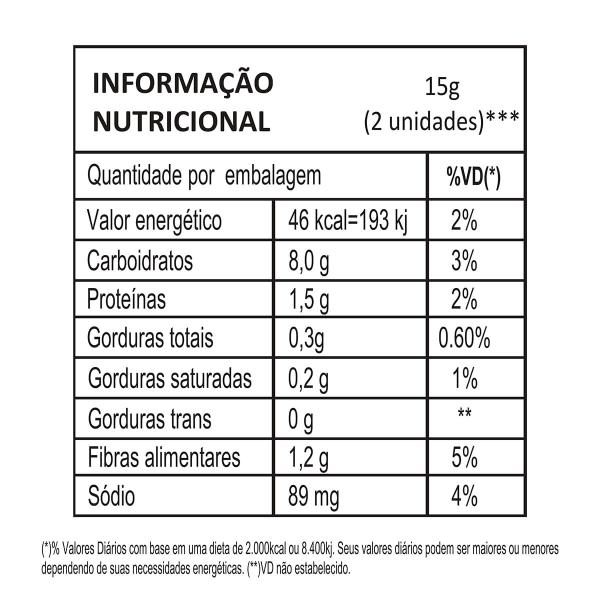 Imagem de Torrada Tradicional Sachê - Single -  Caixa com 100 Unidades de 15g