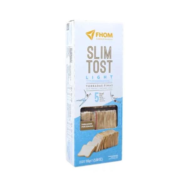 Imagem de Torrada Vegana Slim Tost Light FHOM 110g