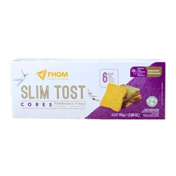 Imagem de Torrada Vegana Slim Tost Veg Cores FHOM 110g