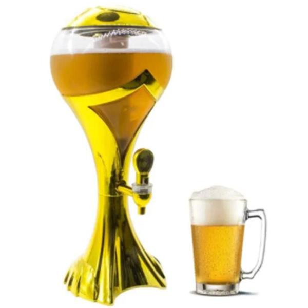 Imagem de Torre Chopp 2,5 Litros Com Refil Conserva Bebida Gelada Bom