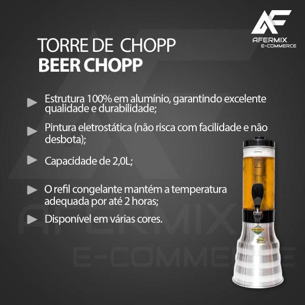 Imagem de Torre De Chop Alum Portatil 2l Base Giratória Várias Cores