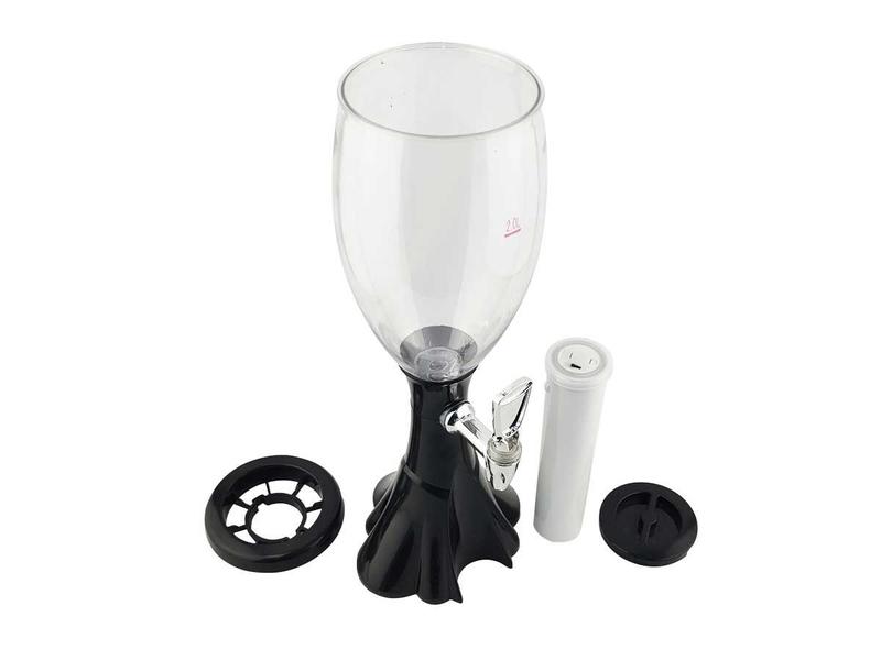 Torre de Chopp Cervejeira Chopeira Com Porta Gelo C/ Led RGB 2 Litros Torneira Alavanca Utensilio Para Bar Adega - Negócio de Gênio Imagem de Torre de Chopp Cervejeira Chopeira Com Porta Gelo C/ Led RGB 2 Litros Torneira Alavanca Utensilio Para Bar Adega