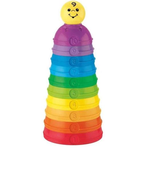 Imagem de Torre de Potinhos Coloridos Fisher Price Colorido