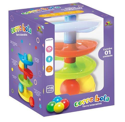 Torre Interativa Corre A Bola Estimula Visão E Tato 21Cm - Art Brink Imagem de Torre Interativa Corre A Bola Estimula Visão E Tato 21Cm
