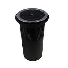 Torre PowerPlug-UP 4 Tomadas E 2-USB Com Carregador Indução Preto Hafele Imagem de Torre PowerPlug-UP 4 Tomadas E 2-USB Com Carregador Indução Preto Hafele