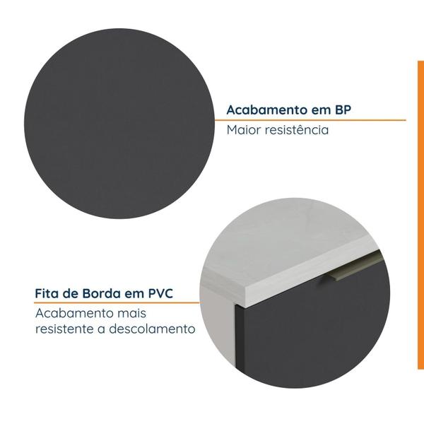Torre Quente 2 Nichos Forno e Microondas com Rodapé Puxador 150cm Ipanema Cabecasa Madeiramadeira Imagem de Torre Quente 2 Nichos Forno e Microondas com Rodapé Puxador 150cm Ipanema Cabecasa Madeiramadeira