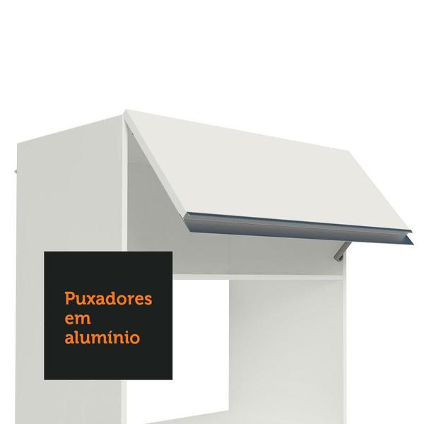 Imagem de Torre Quente Armário de Cozinha Para 2 Fornos 100% MDF Branco Smart Madesa