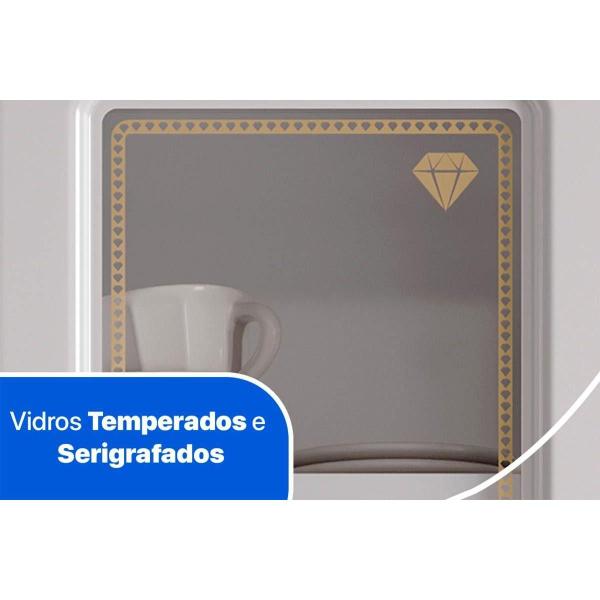 Torre Quente de Cozinha Paneleiro Diamante Aço 6 Portas c/2Vidro 70cm Branco - Telasul Imagem de Torre Quente de Cozinha Paneleiro Diamante Aço 6 Portas c/2Vidro 70cm Branco - Telasul