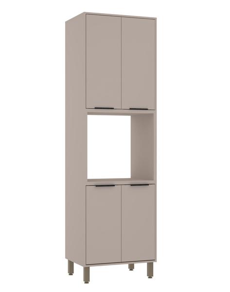 Imagem de Torre Stylo 70 Cm 4 portas e Nicho Microondas Luciane Moveis