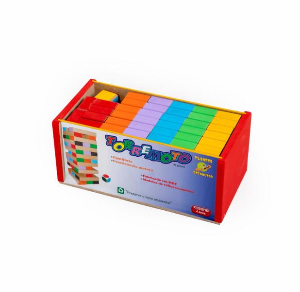 Imagem de Torremoto Brinquedo Educativo E Pedagógico Em Mdf