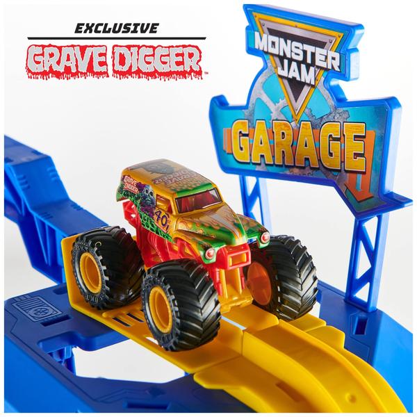 Imagem de Torres Monster Jam Garage Playset Coveiro Monster Truck, Luzes e Sons +3 anos