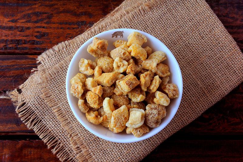 Imagem de Torresmo Pré-frito 250g, Pururuca Pele Suína Toucinho 10un