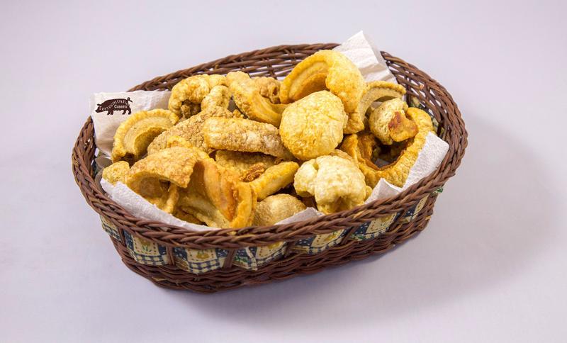 Torresmo Pré-frito 250g, Sequinho 100% Natural 5un - Torresminho Caseiro Imagem de Torresmo Pré-frito 250g, Sequinho 100% Natural 5un