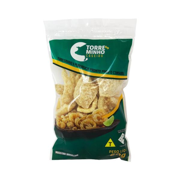 Torresmo Pururuca Pacote 60g 100% Suíno Pronto P/ Comer 1un - Torresminho Caseiro Imagem de Torresmo Pururuca Pacote 60g 100% Suíno Pronto P/ Comer 1un