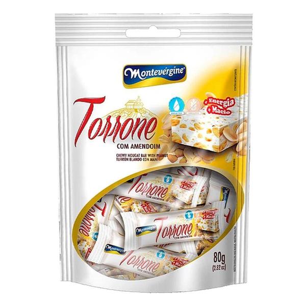 Imagem de Torrone Amendoim 80g - Montevérgine