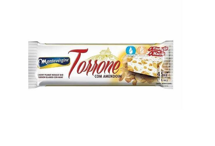 Torrone Com Amendoim 12Un 45G Montevergine - Montevérgine Imagem de Torrone Com Amendoim 12Un 45G Montevergine