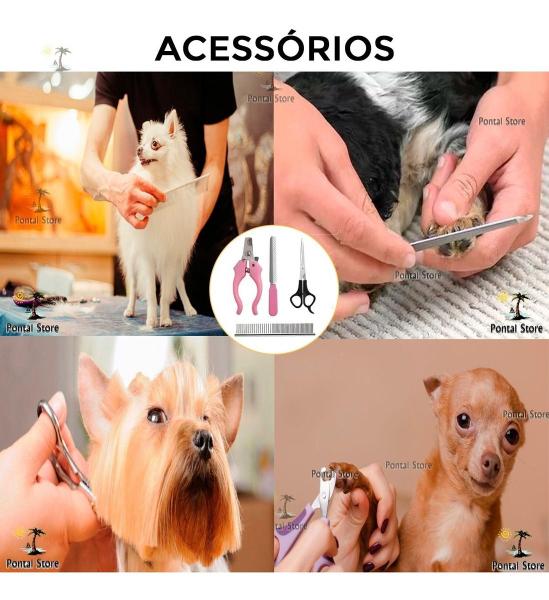 Imagem de Tosador De Pet Gato Cão Kit Profissional Bivolt Envio Rápido