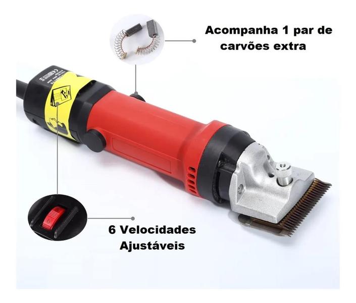 Imagem de Tosquiadeira Máquina De Tosar 1200w Nakasaki