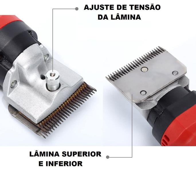 Imagem de Tosquiadeira Máquina Tosar 350w Cavalo Equino Pônei Gado Pro Horse Shipper KaQi