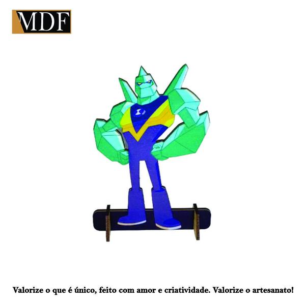 Imagem de Totem de Mesa Personagem 9 Menino 10 20cm Displays Aniversário Mdf Adesivado