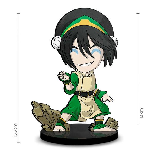 Imagem de Totem Médio Boneco Avatar Toph 14cm + Base