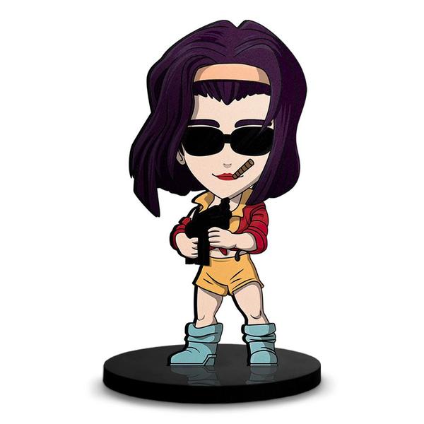 Totem Médio Boneco Cowboy Bebop Faye Valentine 14cm + Base - ShopC Imagem de Totem Médio Boneco Cowboy Bebop Faye Valentine 14cm + Base