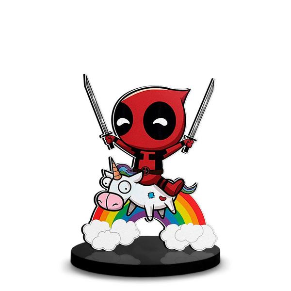 Imagem de Totem Médio Boneco Deadpool  kawaii 14cm + Base