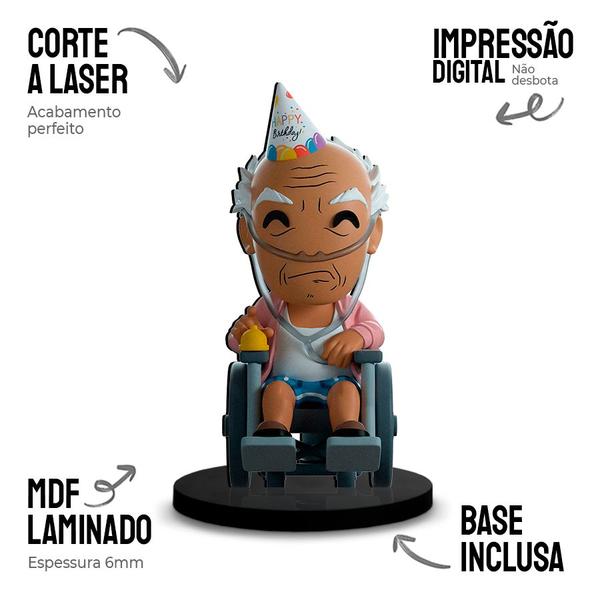 Imagem de Totem Médio Boneco Hector Salamanca Breaking Bad