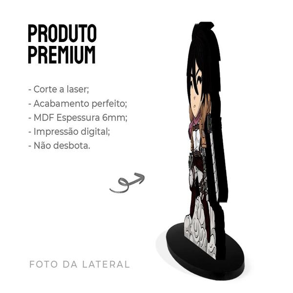 Imagem de Totem Médio Boneco Mikasa Attack on Titan 14cm + Base