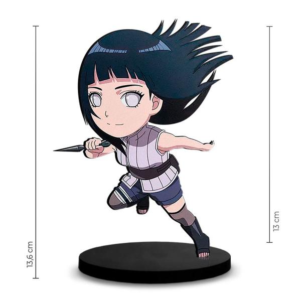 Imagem de Totem Médio Boneco Naruto Hinata 14cm + Base