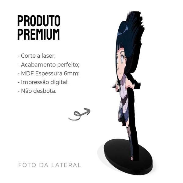 Imagem de Totem Médio Boneco Naruto Hinata 14cm + Base