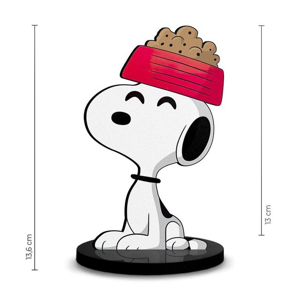 Imagem de Totem Médio Boneco Snoopy 14cm + Base