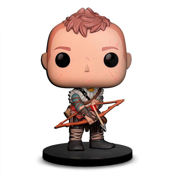 Totem Médio Funko Atreus God of War 14cm + Base - ShopC Imagem de Totem Médio Funko Atreus God of War 14cm + Base