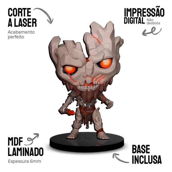 Imagem de Totem Médio Funko Draugr God of War 14cm + Base