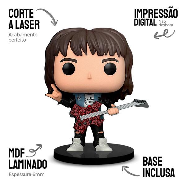 Imagem de Totem Médio Funko Eddie Munson Stranger Things 14cm + Base