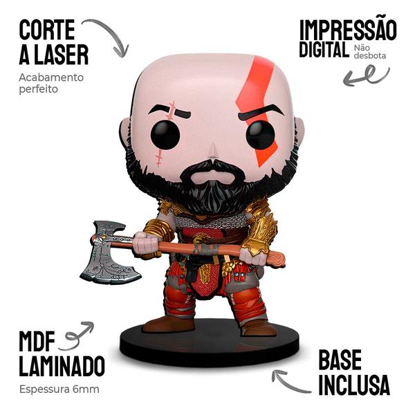 Imagem de Totem Médio Funko Kratos God of War 14cm + Base