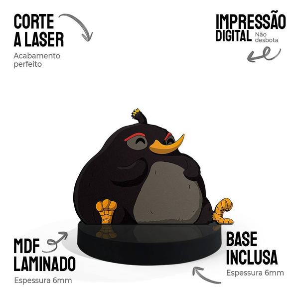 Imagem de Totem Pequeno Boneco Angry Birds Angry Berd 7cm + Base