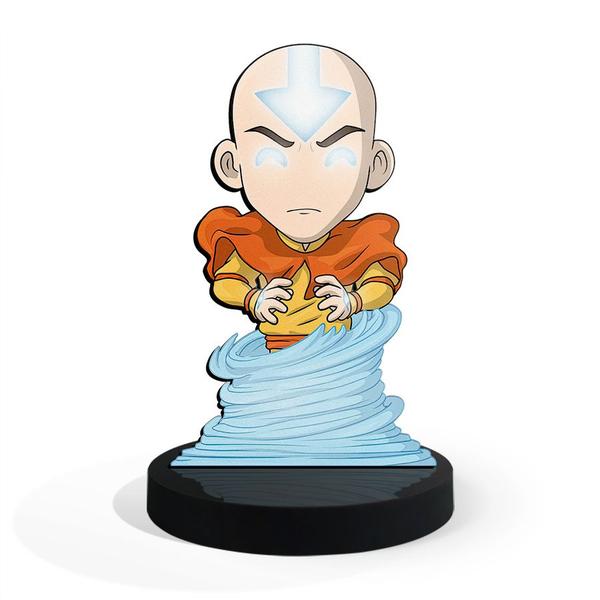 Imagem de Totem Pequeno Boneco Avatar Aang 7cm + Base