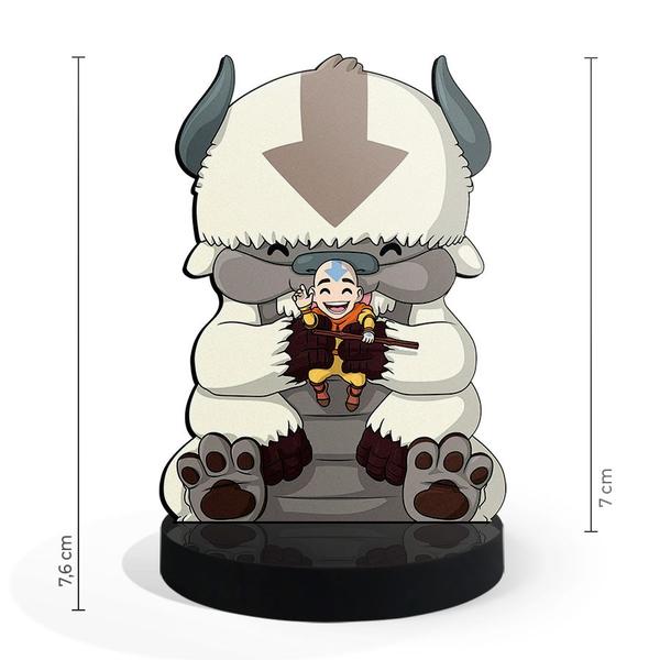 Imagem de Totem Pequeno Boneco Avatar Appa 7cm + Base