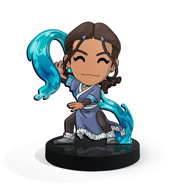 Imagem de Totem Pequeno Boneco Avatar Katara 7cm + Base