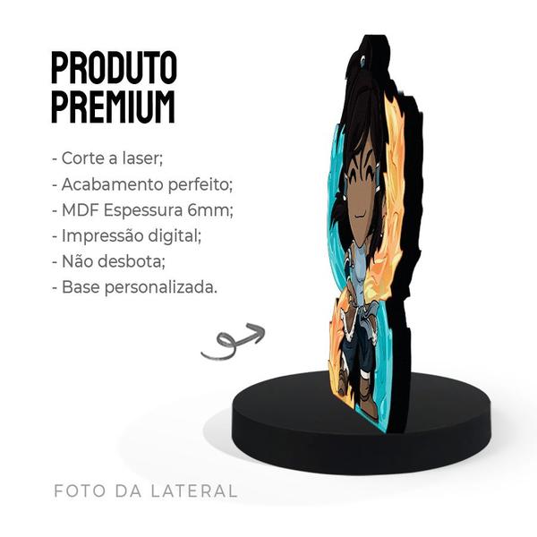 Imagem de Totem Pequeno Boneco Avatar Korra 7cm + Base