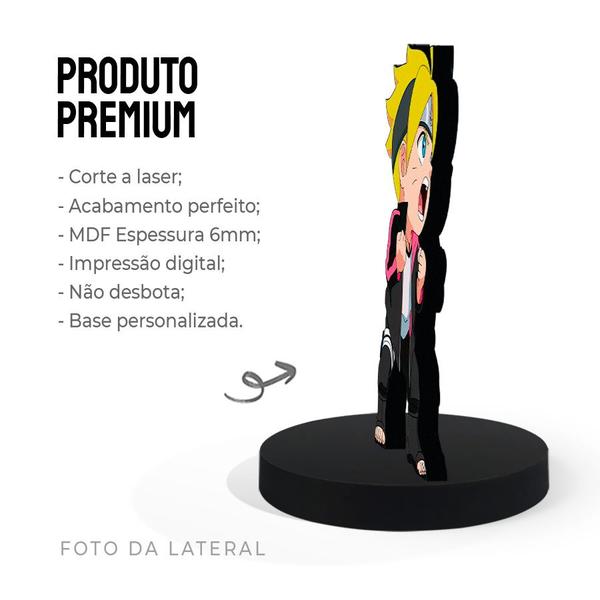 Imagem de Totem Pequeno Boneco Boruto Uzumaki 7cm + Base