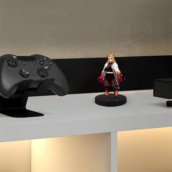 Totem Pequeno Boneco Demon Slayer Kyojuro Rengoku 7cm + Base - ShopC Imagem de Totem Pequeno Boneco Demon Slayer Kyojuro Rengoku 7cm + Base